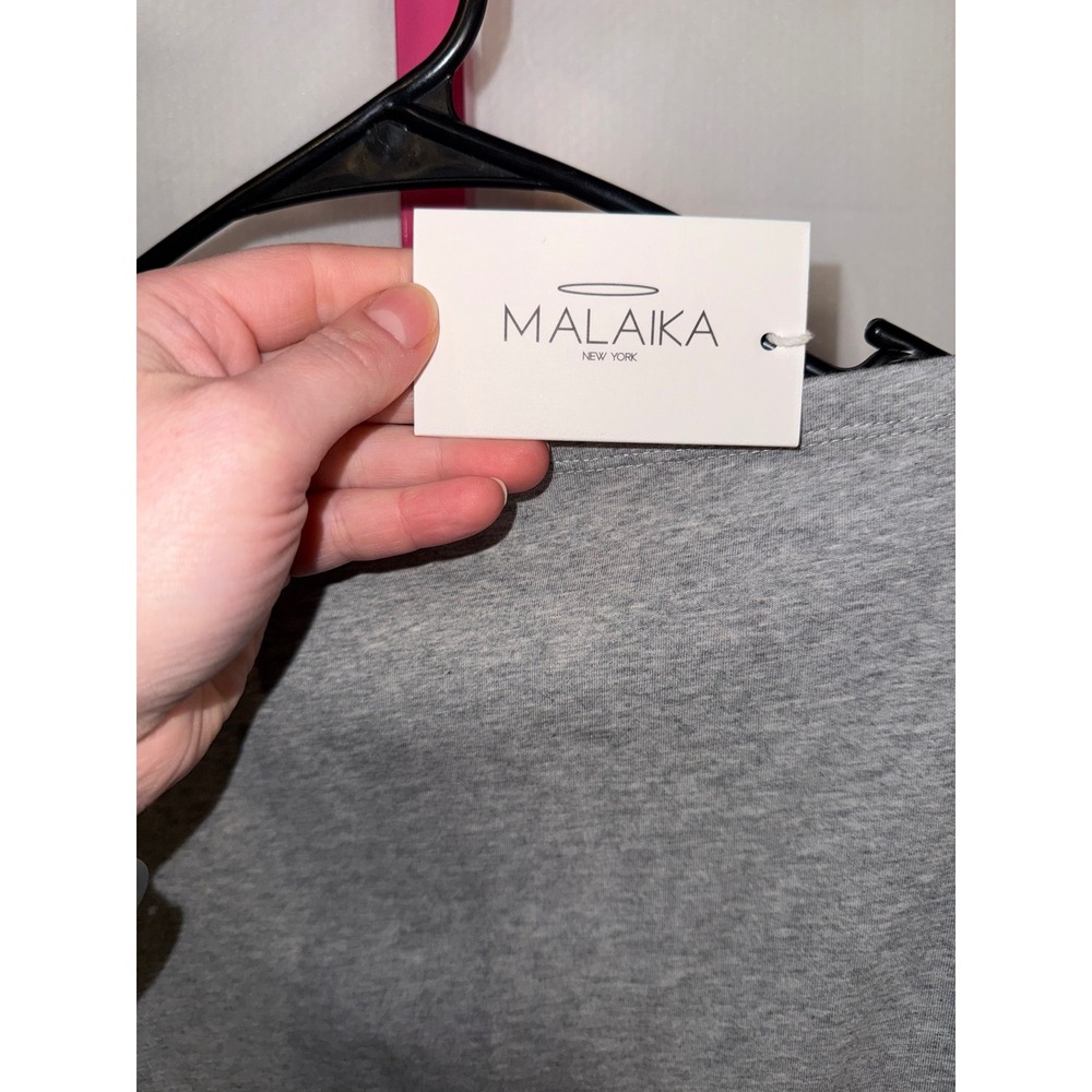 Malaika New York Women's Gray One Size Poncho Top Batwing Sleeve - Picture 3 of 7